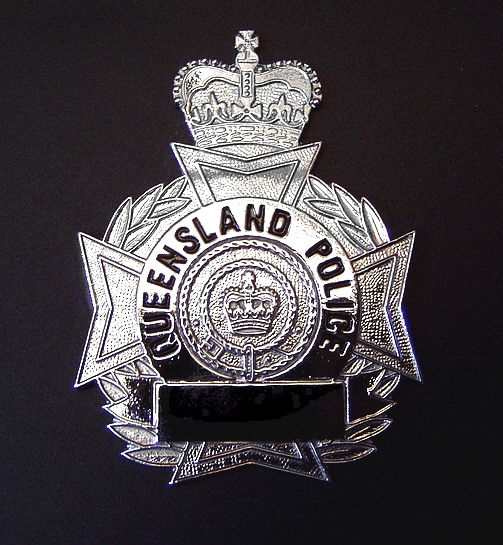 Australien Abzeichen Polizei Queensland Police gewebt 